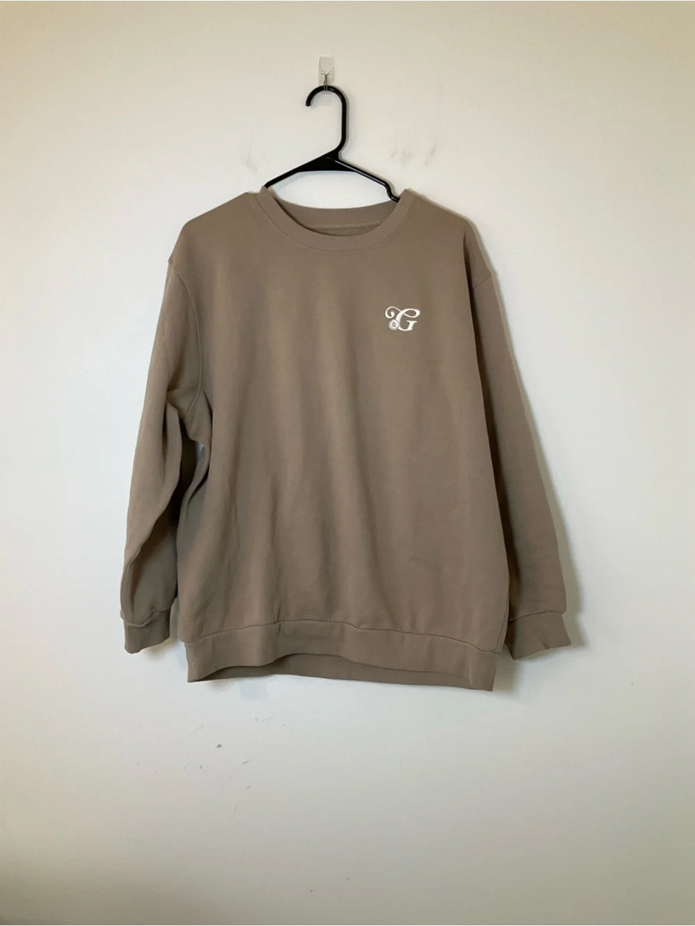 Lululemon Golf Let Him Cook Crewneck Sweatshirt Oversized Beige
